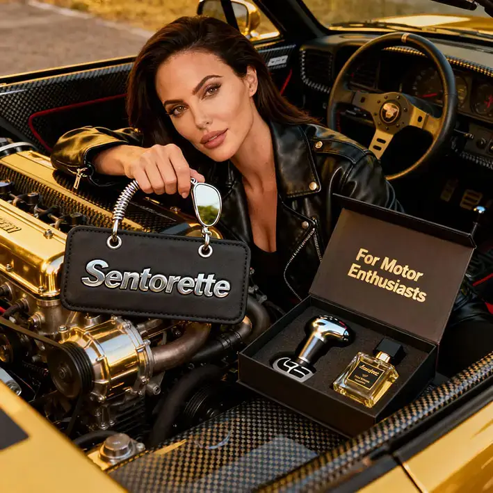 Подарочный набор для поклонников моторов – автомобильные аксессуары и персонализированный освежитель для событий, клубов и встреч
