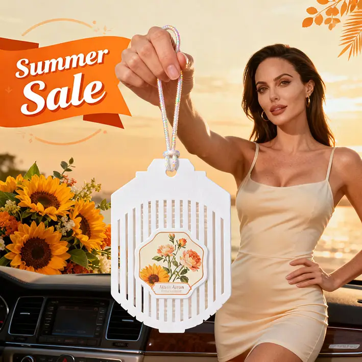 Custom car air fresheners: exclusive rewards for loyalty programs and contests in auto parts shops